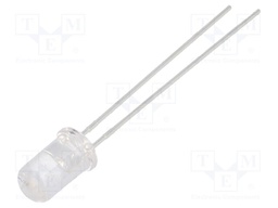 LED; 5mm; blue; 40mcd; 25°; Front: convex
