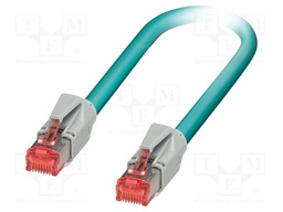 Patch cord; SF/UTP; Cat 5; RJ45 plug,both sides; stranded; Cu; 10m