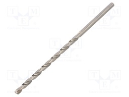 Drill bit; for metal; Ø: 4mm; L: 119mm; HSS-G; Conform to: DIN 340