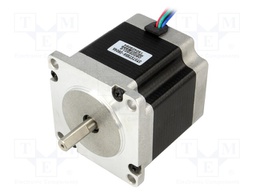 Motor: stepper; 2.5VDC; Shaft: D spring; max.1271mNm; 2.8A