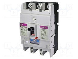Power breaker; Poles: 3; screw type; Inom: 200A; 690VAC; IP20; MCCB