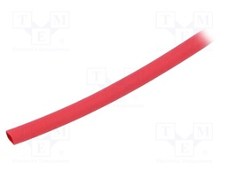 Heat shrink sleeve; thin walled,flexible; 2: 1; 3.2mm; red