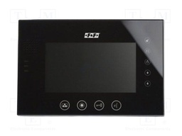 Video intercom; MK; wall mount; 14.5VDC; black; 7"; Touchpad: yes