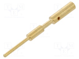CIRCULAR CONTACT, PIN, 28-22AWG, CRIMP