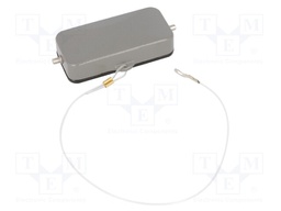 Protection cover; size 10A; cord; for latch; metal
