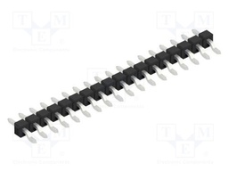 Connector: pin strips; pin header; male; PIN: 18; 2.54mm; SMT; 1x18