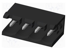 Connector: pluggable terminal block; socket; male; on PCBs