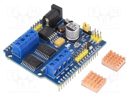 DC-motor driver; L293D; PWM,TTL; 600mA; 1.25÷6.45V; Channels: 4