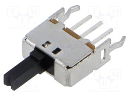 SLIDE SWITCH, SPDT, 0.1A, 12VDC, TH
