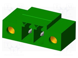Connector: pluggable terminal block; socket; male; angled 90°