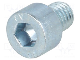 Screw; M8x10; DIN: 912; Head: cheese head; imbus; steel; zinc