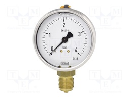 Manometer; Class: 1,6; 100mm; Thread: G 1/2 B; 0÷400bar; -20÷60°C