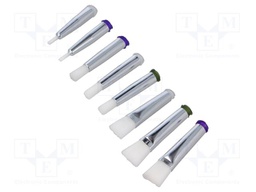 Needle: brush tip; Size: 14,21,27; straight; 8pcs.