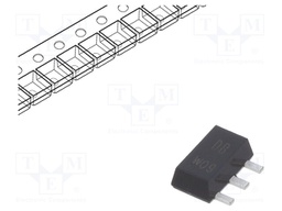 Transistor: PNP; bipolar; 250V; 50mA; SOT89