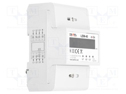 Electric energy meter; digital,mounting; DIN rail; Display: LCD