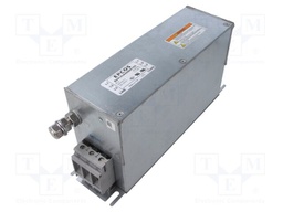 Power Line Filter, General Purpose, 520 VAC, 90 A, Three Phase, 1 Stage, Chassis Mount