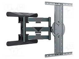 Holder; for wall mounting; 50kg; 40÷80"; black