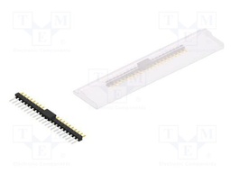 Connector: pin strips; pin header; male; PIN: 22; 2.54mm; SMT; 1x22