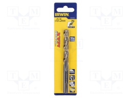 Drill bit; for metal; Ø: 9.5mm; L: 125mm; Working part len: 125mm