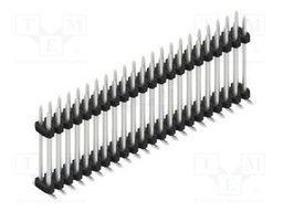 Connector: pin strips; pin header; male; PIN: 44; 2mm; SMT; 2x22