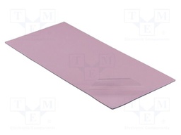 Tape: heat transfer; W: 100mm; L: 200mm; Thk: 1mm; 6W/mK; pink; 8kV