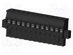 Connector: pluggable terminal block; plug; female; angled 90°