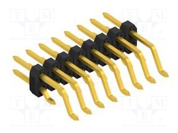 Connector: pin strips; pin header; male; PIN: 16; 2mm; SMT; 2x8; 100V