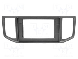 Radio frame; MAN,VW; black; 10"