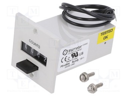 Counter: electromechanical; mechanical indicator; pulses; 9999