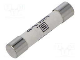 Fuse, Cartridge, Fast Acting, 6.3 A, 500 V, 6.3mm x 32mm, 1/4" x 1-1/4", SHF Series