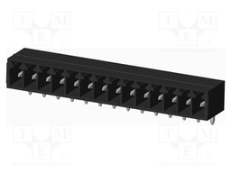 Connector: pluggable terminal block; socket; male; on PCBs