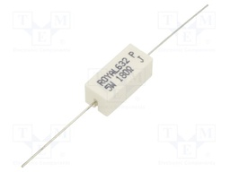 Resistor: wire-wound; cement; THT; 180Ω; 5W; ±5%; 10x9x22mm