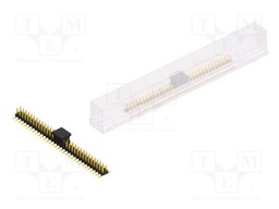 Connector: pin strips; pin header; male; PIN: 64; 2mm; SMT; 2x32