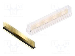 Connector: pin strips; pin header; male; PIN: 64; 2.54mm; SMT; 2x32