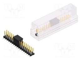 Connector: pin strips; pin header; male; PIN: 34; 2.54mm; SMT; 2x17