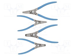 Kit: pliers; for circlip; 4pcs.
