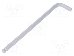 Key; hexagon keys,spherical; HEX 9mm; Overall len: 217mm