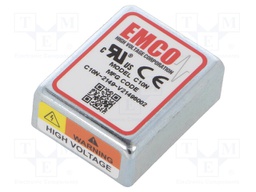 High Voltage DC/DC Converter, Regulated, Negative Output, Fixed, Adjustable, 1 W, 1 mA