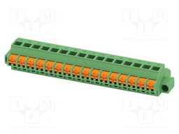 PCB connector, nominal cross section: 2.5 mm2, color: green,