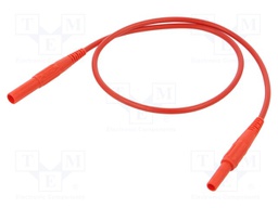 Test lead; 19A; banana socket 4mm,banana plug 4mm; insulated