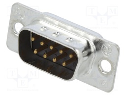 9 Plug Solder Cup, 30 gold, Ro