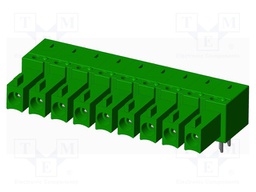 Connector: pluggable terminal block; socket; female; angled 90°