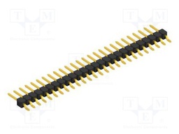 Connector: pin strips; pin header; male; PIN: 26; 2.54mm; SMT; 1x26