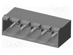 Connector: pluggable terminal block; socket; male; on PCBs