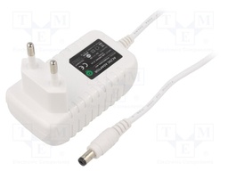 Power supply: switched-mode; constant voltage; 5VDC; 2A; 10W; plug