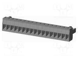 Connector: pluggable terminal block; plug; female; straight; grey