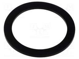 Gasket; NBR rubber; Thk: 2mm; Øint: 41.4mm; NPT1/4"; black