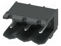 PCB headers, nominal cross section: 2.5 mm?, color: black, n