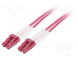 Connector: fiber optic; patchcord; multi mode duplex (MM); male