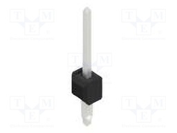 Connector: pin strips; pin header; male; PIN: 1; 2.54mm; THT; 1x1